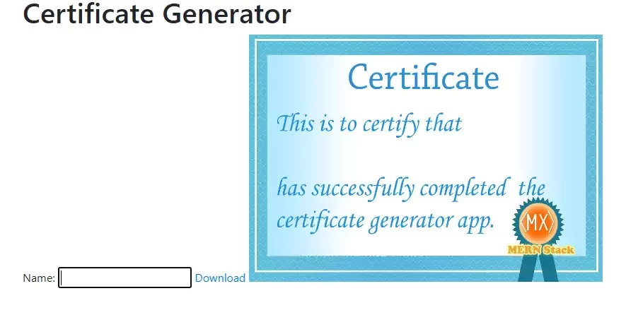 javascript certificate generator free image