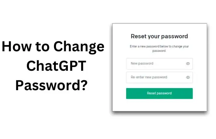 Change ChatGPT Password