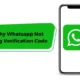 Why Whatsapp Not Sending Verification Code