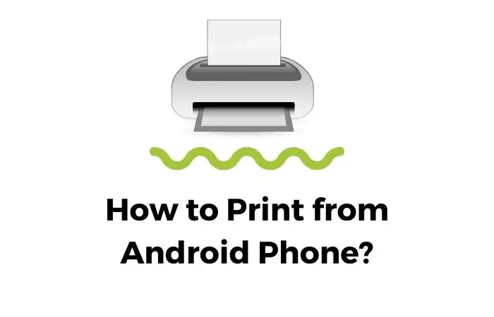 How to Print from Android Phone