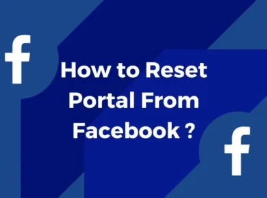 How to Reset Portal From Facebook
